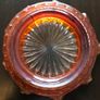 Vintage Depression Orange Fluted bowl and Jug Image 5