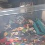 Big box of lego with mini figurines open to offers Image 5
