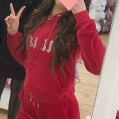 Red juicy couture tracksuit