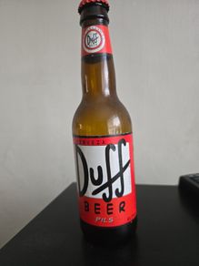 'The Simpsons' 'Duff Beer' bottle