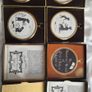 Vintage Set of 4 Peter Bates Silhouette Miniatures Four Seasons Image 2