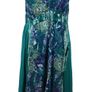 Klass Collection green / blue cotton sun dress size 10 includes postage Image 4