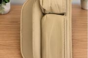 Beige Car Seat Gap Organiser With Cup Holder