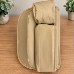 Beige Car Seat Gap Organiser With Cup Holder