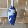 Chinese Pair Eggshell Porcelain Colbalt Blue/ White Elegant Vases Image 3