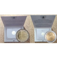 Vatican 2 Euro Brilliant Uncirculated Coins 2025 - 550th anniversary birth of Michelangelo AND Holy Year MMXXV (Coins in hand, this is not a presale)