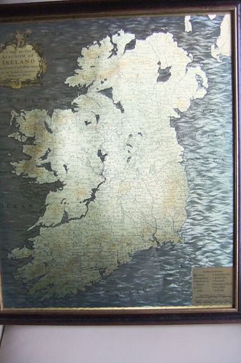 Map Kingdom of Ireland from Mr. Tindal's Continuation of Mr. Rapin's History".