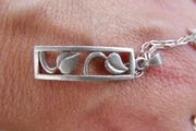 Vintage Sterling Silver 925 Floral Pendant  and Sterling Silver Chain 3g