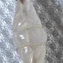 Vintage sterling silver pink quartz necklace Image 4