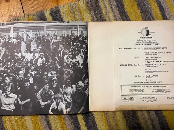The Beatles vinyl Single EPs Irish pressing