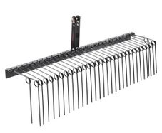 Tow Behind Landscape Rake 72"/183 cm Lawn Dethatcher Rake with 32 Steel Tines