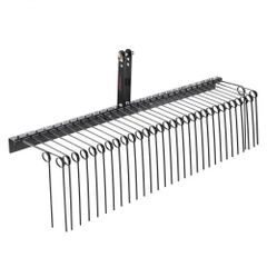 Tow Behind Landscape Rake 72"/183 cm Lawn Dethatcher Rake with 32 Steel Tines