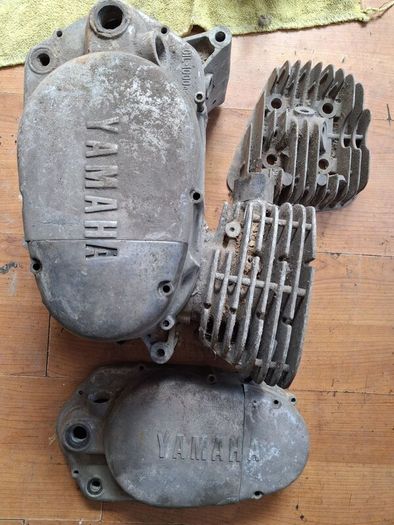 YAMAHA 1973 RT1 250 frame and spares
