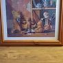 Vintage Raymond Campbell Teddy Bear Picture/ Solid Pine Frame, AV Image 6