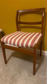 2x mid century dining chairs