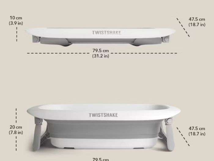 Twistshake foldable baby bath