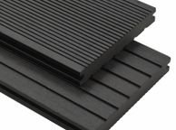 main image for ad WPC Solid Decking Boards with Accessories 10 m(sqr) 2.2 m Black