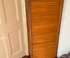 Vintage Tambour filing cabinet