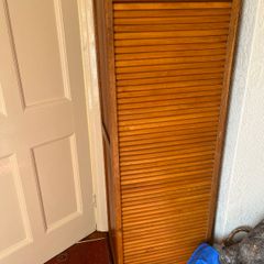 Vintage Tambour filing cabinet