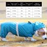 Dog Raincoat Waterproof Jacket with Hood & Collar Hole Transparent Brim,Ultra-Light Breathable Reflective Jumpsuit for Short-legged Dogs Corgi Dachshund xs,s,m,L,XL Image 7