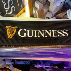 guinness rubber bar runner