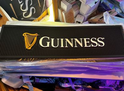 guinness rubber bar runner