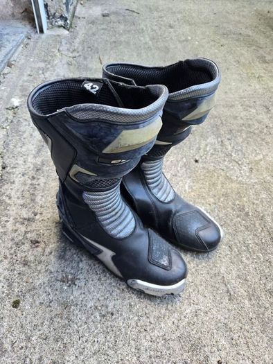 Two crates of motorbike gear