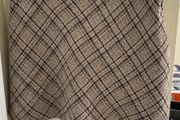 Primark Beige and Black Check Pattern Skirt