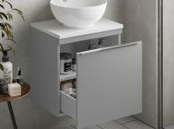 main image for ad Clearance: Novum Prima 60cm MATT LIGHT GREY Wall Hung Unit