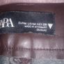 Zara womens faux leather trousers Image 2