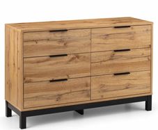 New Bali Six Drawer Chest 40 D x 120 W x 77 cm