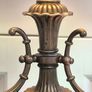 Edison & Swan Antique Rococo Brass Table Lamp Working Order Image 8