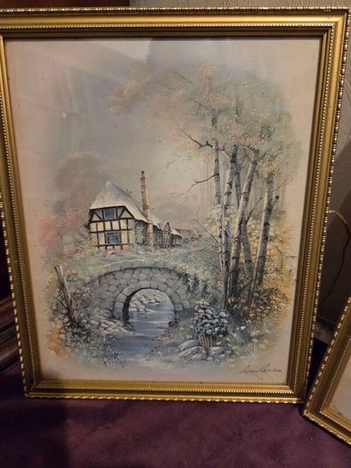 Pair of Andres Orpinas Framed prints
