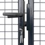 Mesh Garden Gate Galvanised Steel 289x75 cm Grey Image 4