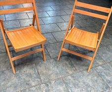 wooden chairs