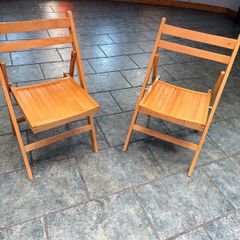 wooden chairs