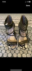 Size uk4 Khaki shoes