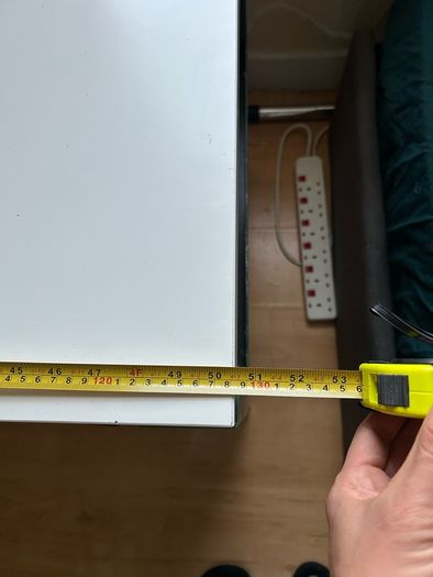 DESK IKEA PAHL desk 128cm X 58cm X (72cm/66cm/59cm)