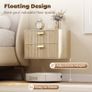 Floating Nightstands Set Wall Mounted Oak Image 3