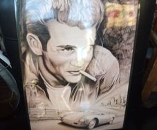 metal James Dean picture
