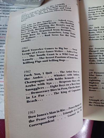 Hunter S Thompson/ The Proud Highway/ Fear & Loathing Letters,Vol. 1/ 1955- 1967/Bloomsbury/1997/ 1st edition