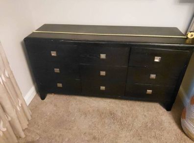 9 drawer solid dresser