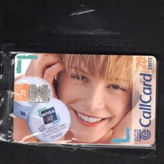 1997 Ireland 20 unit Nivea's Intensive Moisturising Creme (Schlumberger SC7) Call Card Mint in packaging