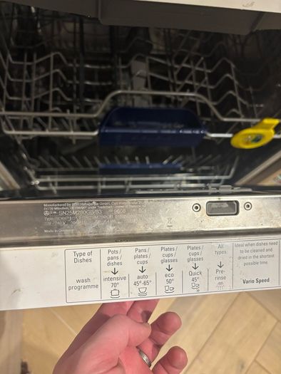siemens dishwasher