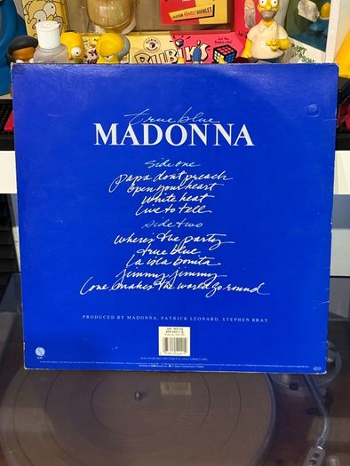 Madonna - True Blue 1986 Vinyl LP