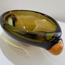 Large Czech Sommerso Art Glass Sculptural Bowl. c.1960s Image 6