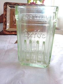 Vintage Glass Battery
