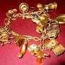 Gold Charm Bracelet/Dutch Diamonds/Vale Charms Image 6