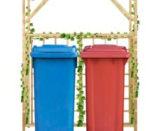 Garden Pergola for Double Bins Impregnated Pinewood