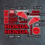 Honda Motorcycle stickers logo Bike Helmet decal cb650r cbr forza pcx 125 x adv 350 750 nc750x cb500x hornet 600 shadow Image 2